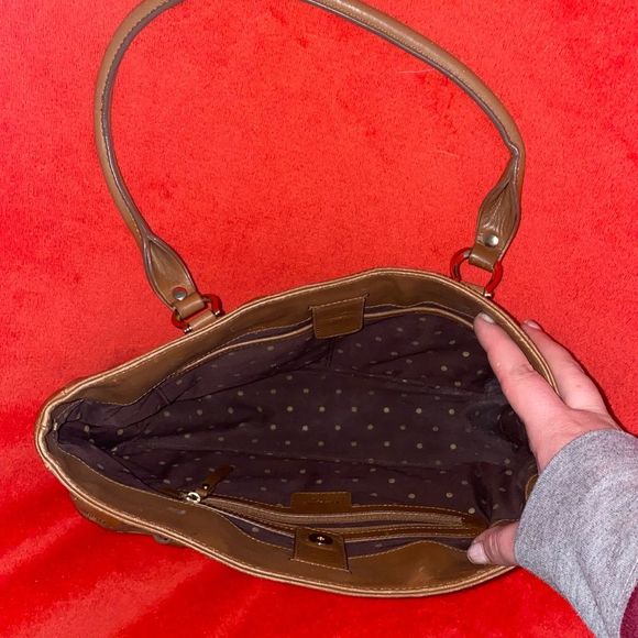 90’s retro Kate Spade Retro Brown Handbag - Picture 7 of 10